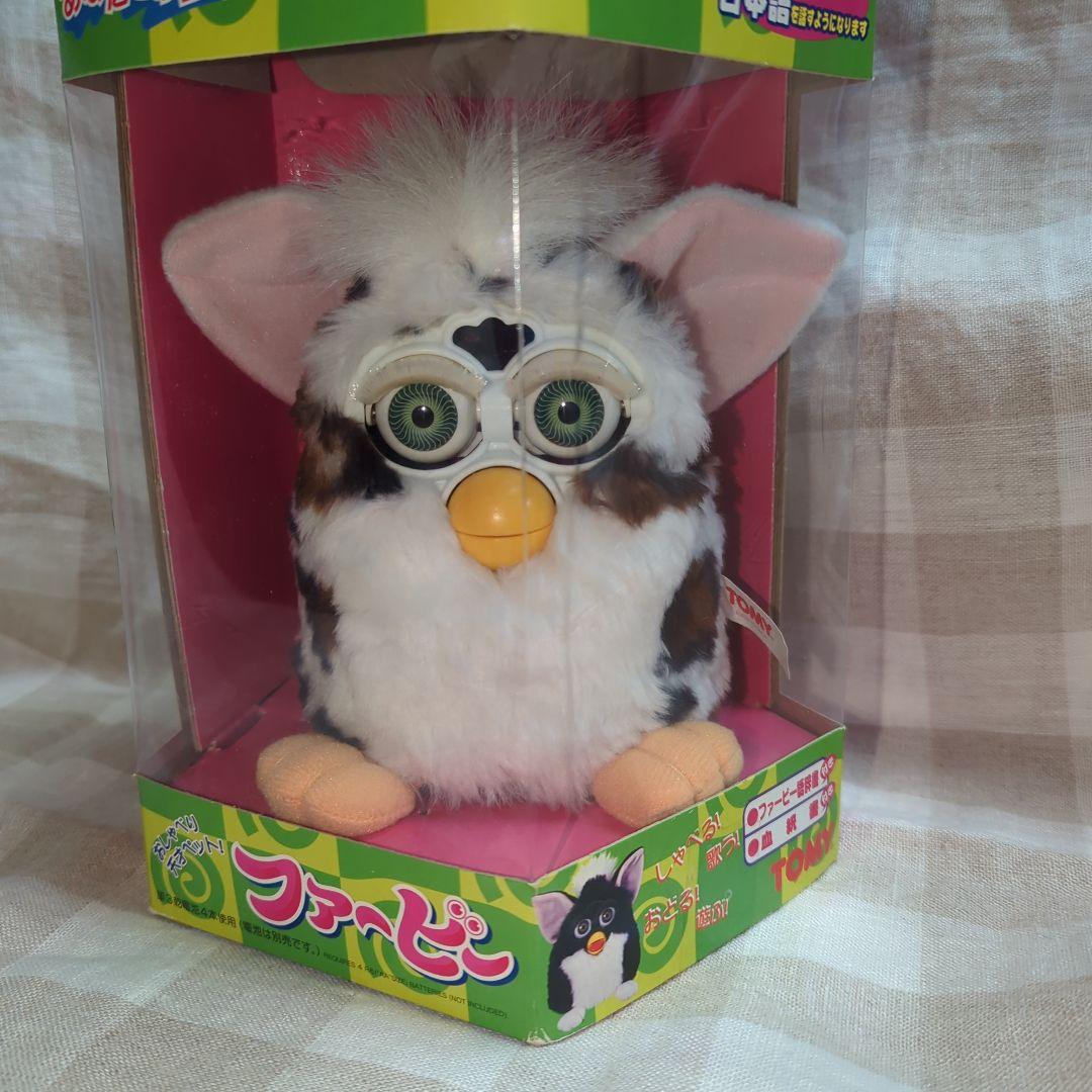 レトロファービー　初代　日本語版　緑目　レパード　豹　ぶち　丸いしっぽ