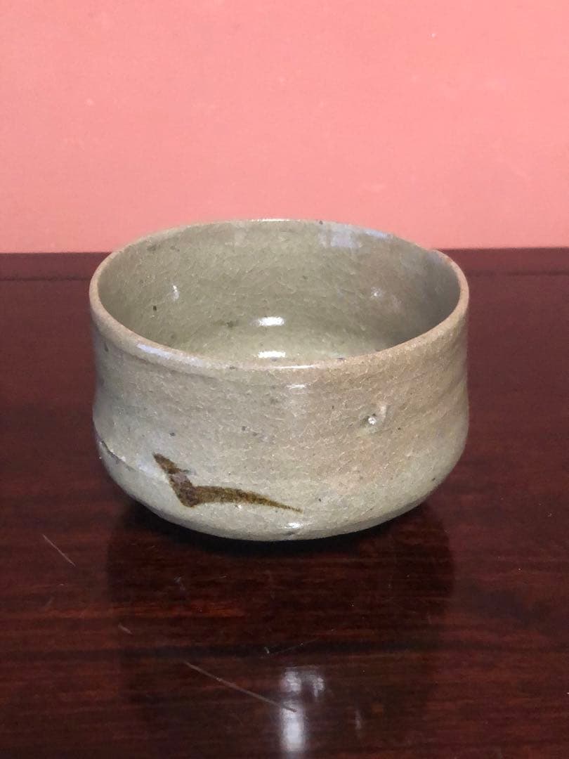 蔵にあった大振りの古い絵唐津茶碗