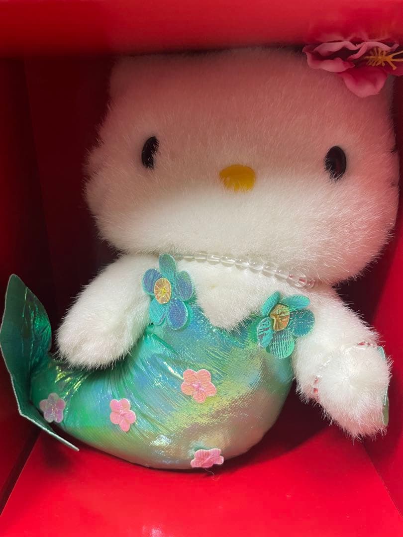 非売品　ハローキティ ヴィンテージデザイン ぬいぐるみ トランクセット