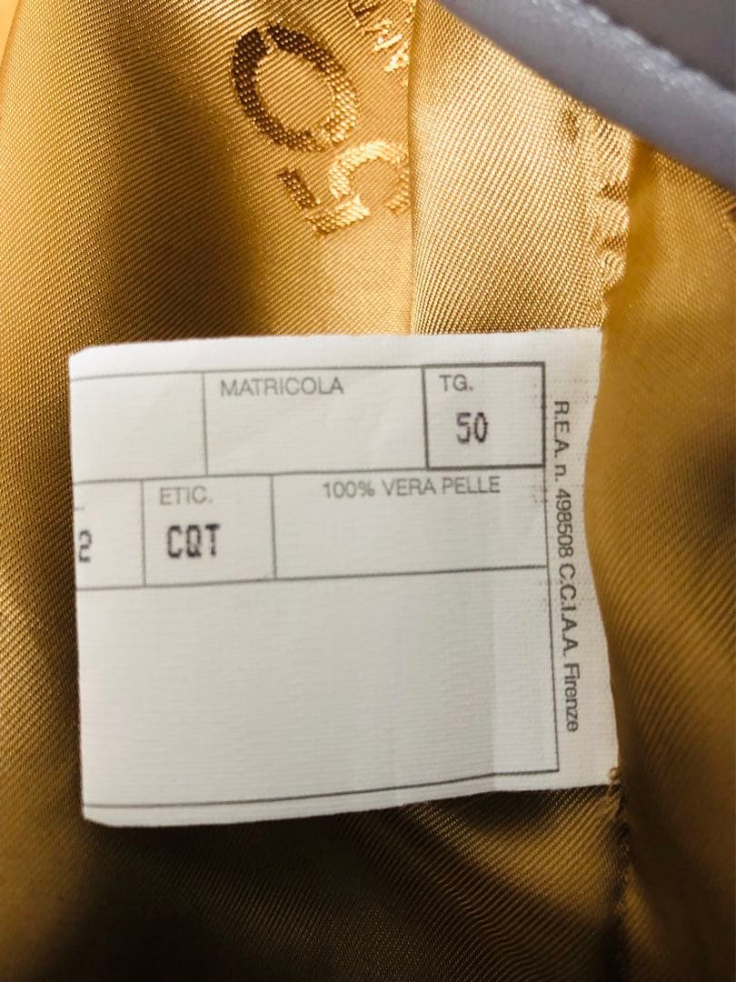 ☆美品☆ Cinquanta チンクアンタ　シングルレザージャケット　50サイズ