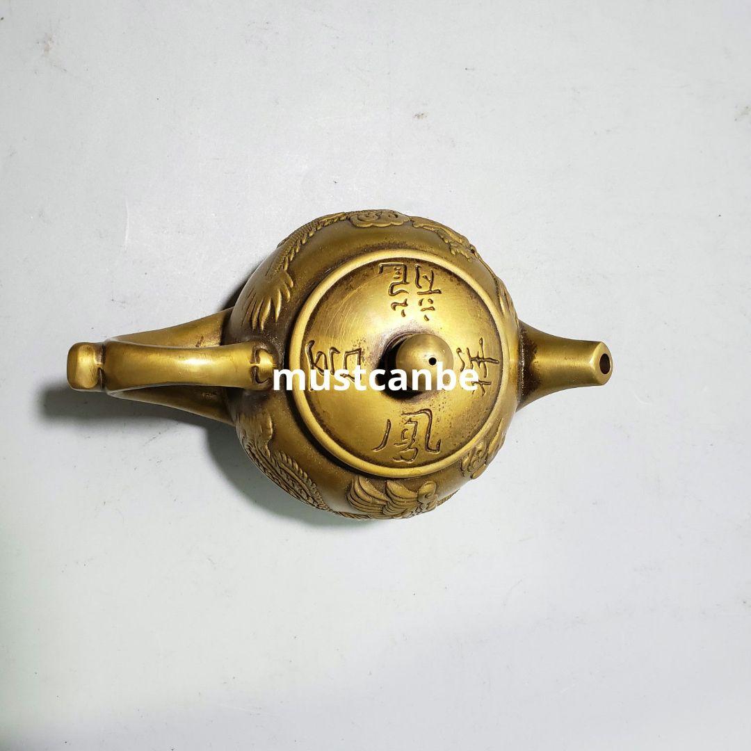 銅器 龍鳳壺 茶道具 煎茶器 工芸品 置物