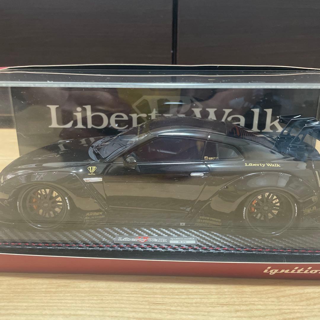 1/18LB-WORKSリバティーウォークGT-R(R35) Black