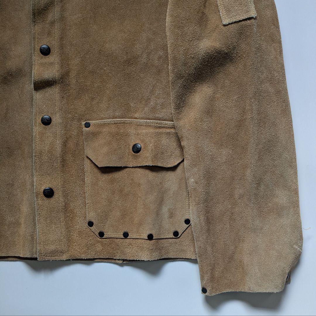 90s 00s ヴィンテージ 溶接工 ウェルダー スウェード ジャケット ワーク