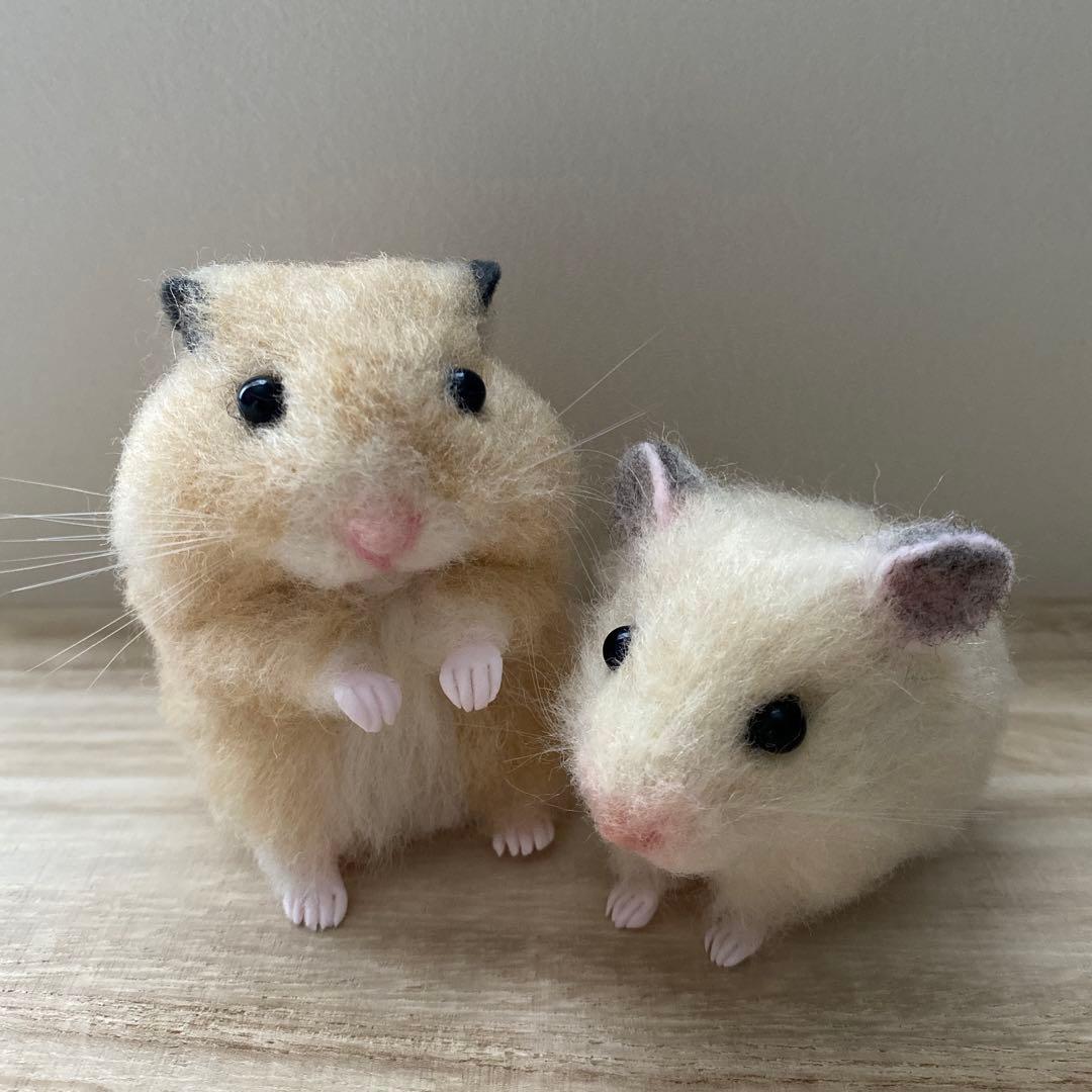 【羊毛フェルト】ハムスター★オーダー（うみ）