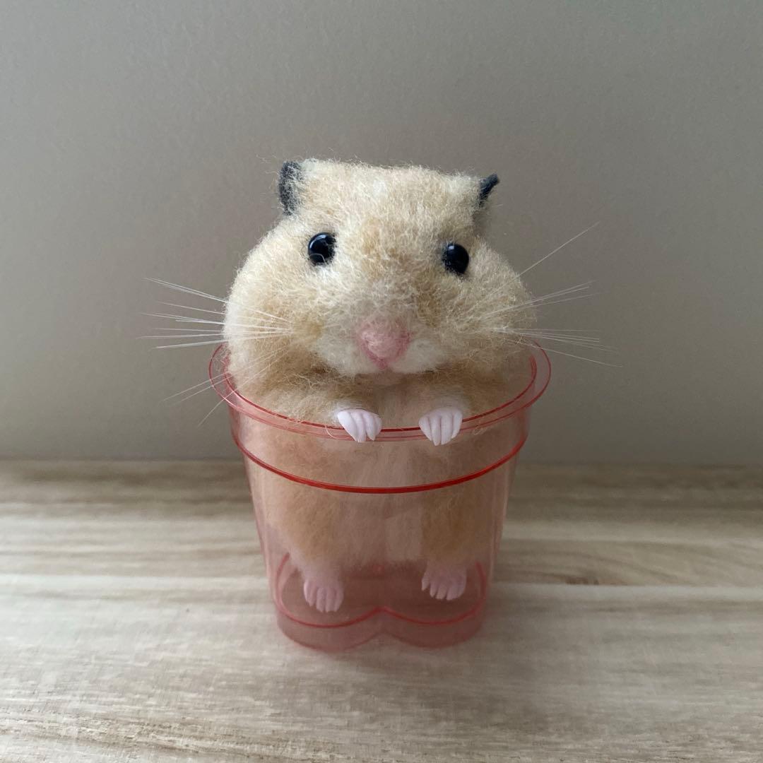 【羊毛フェルト】ハムスター★オーダー（うみ）