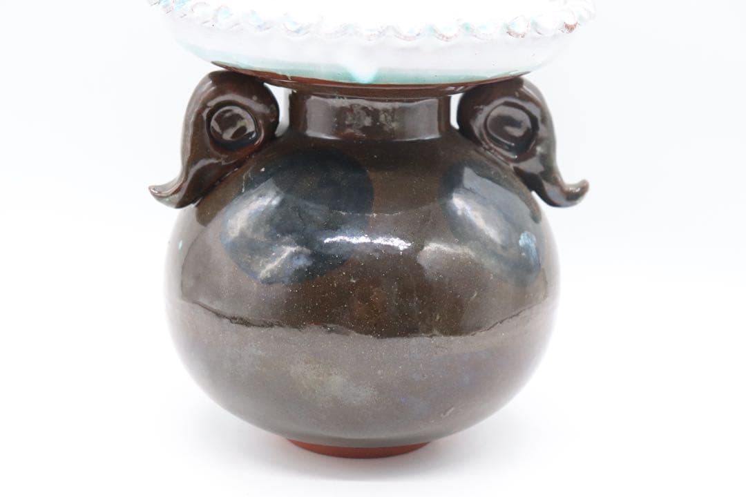 ツェプナー作　花入　名人作　送料込み0425