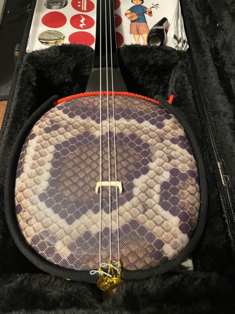 三味線　ケース　教本付き