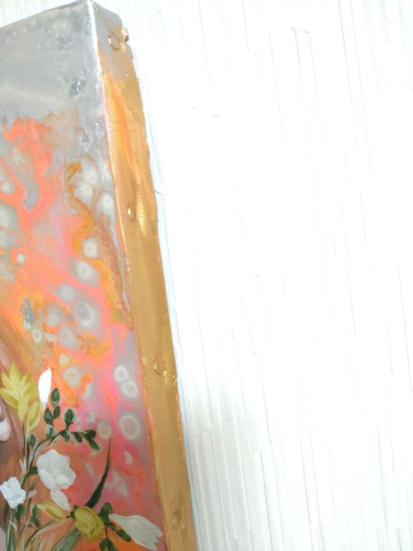 美人画【Inspire】1点物の原画◆作者サイン入り/油絵/人物画