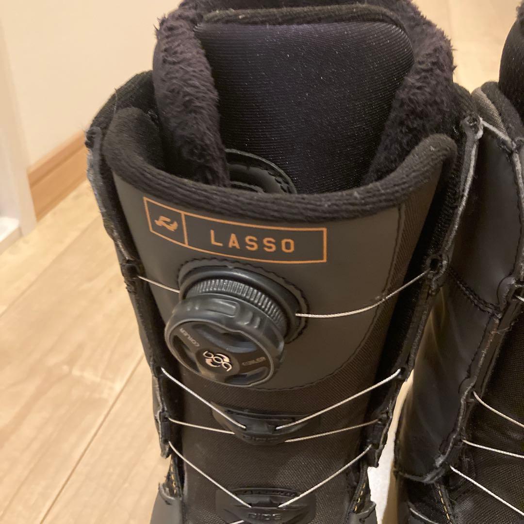 スノーボード　ブーツ　ダブルボアBoAライド　ラッソ28センチ軽量片方840g