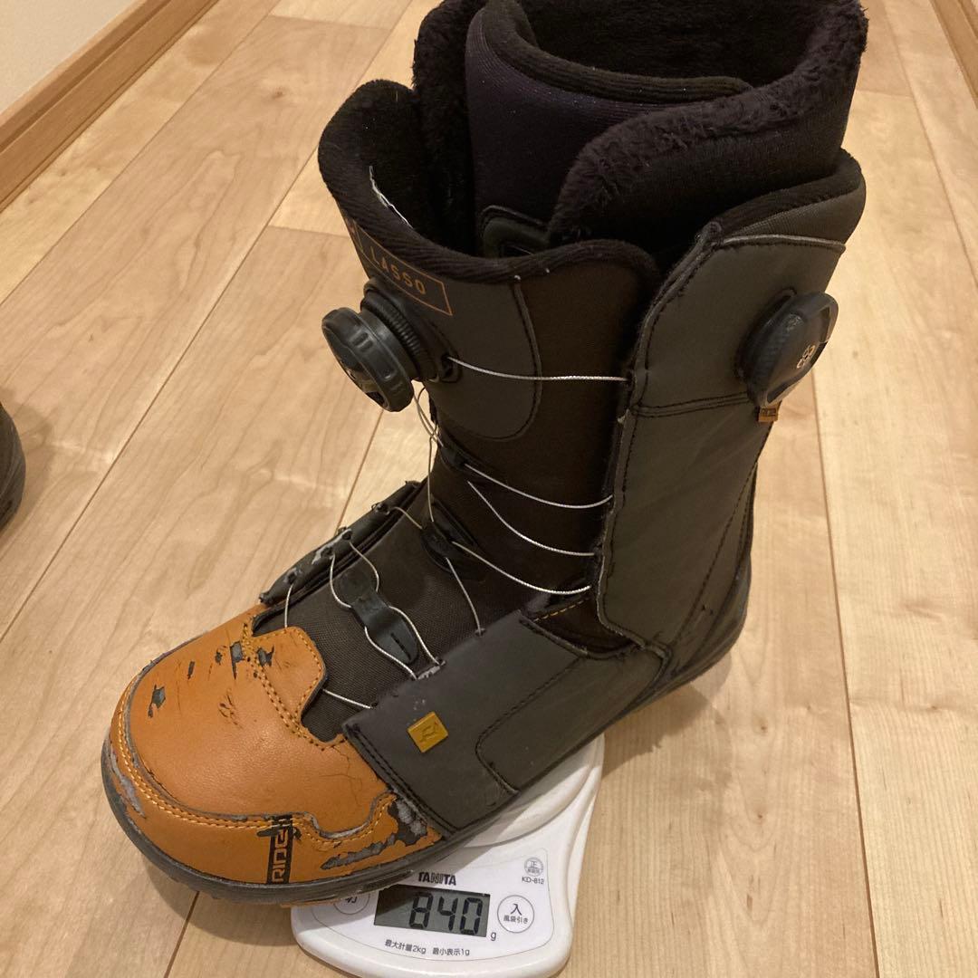 スノーボード　ブーツ　ダブルボアBoAライド　ラッソ28センチ軽量片方840g