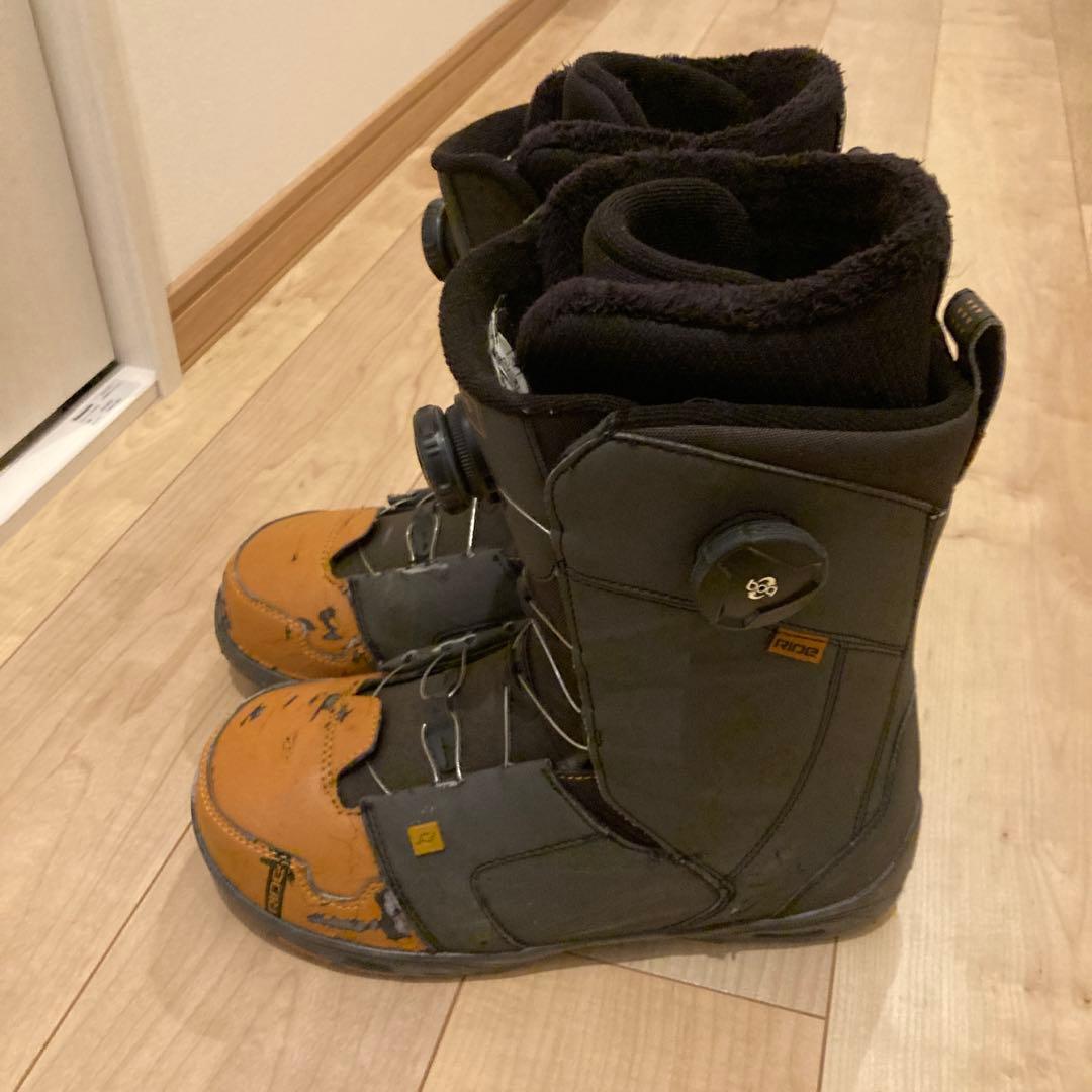 スノーボード　ブーツ　ダブルボアBoAライド　ラッソ28センチ軽量片方840g