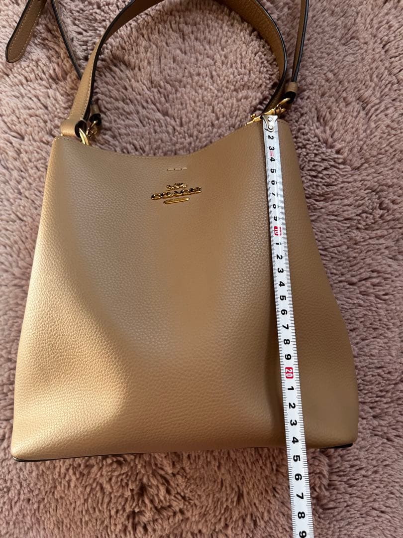 COACH（コーチ） アウトレット ショルダーバッグ　ベージュピンク