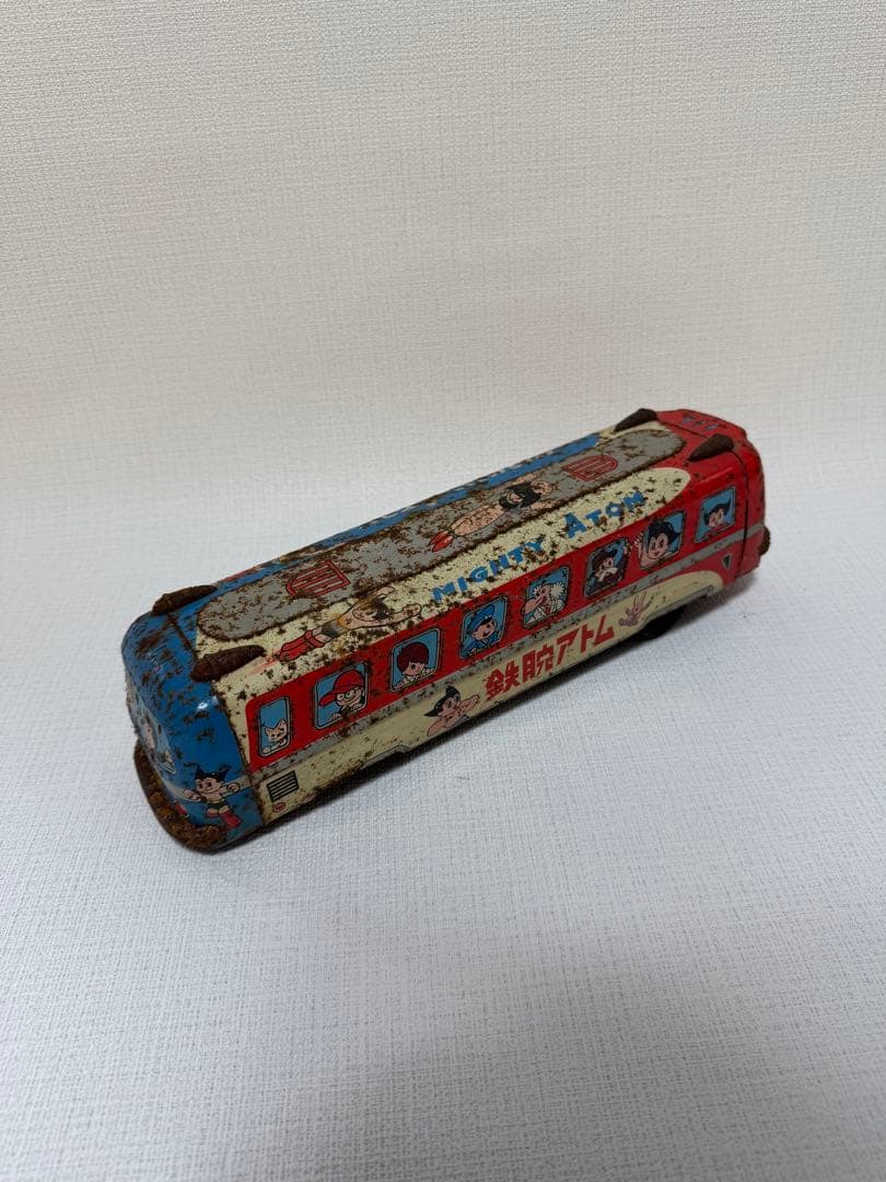 鉄道アトム ミニカー 赤・青・白