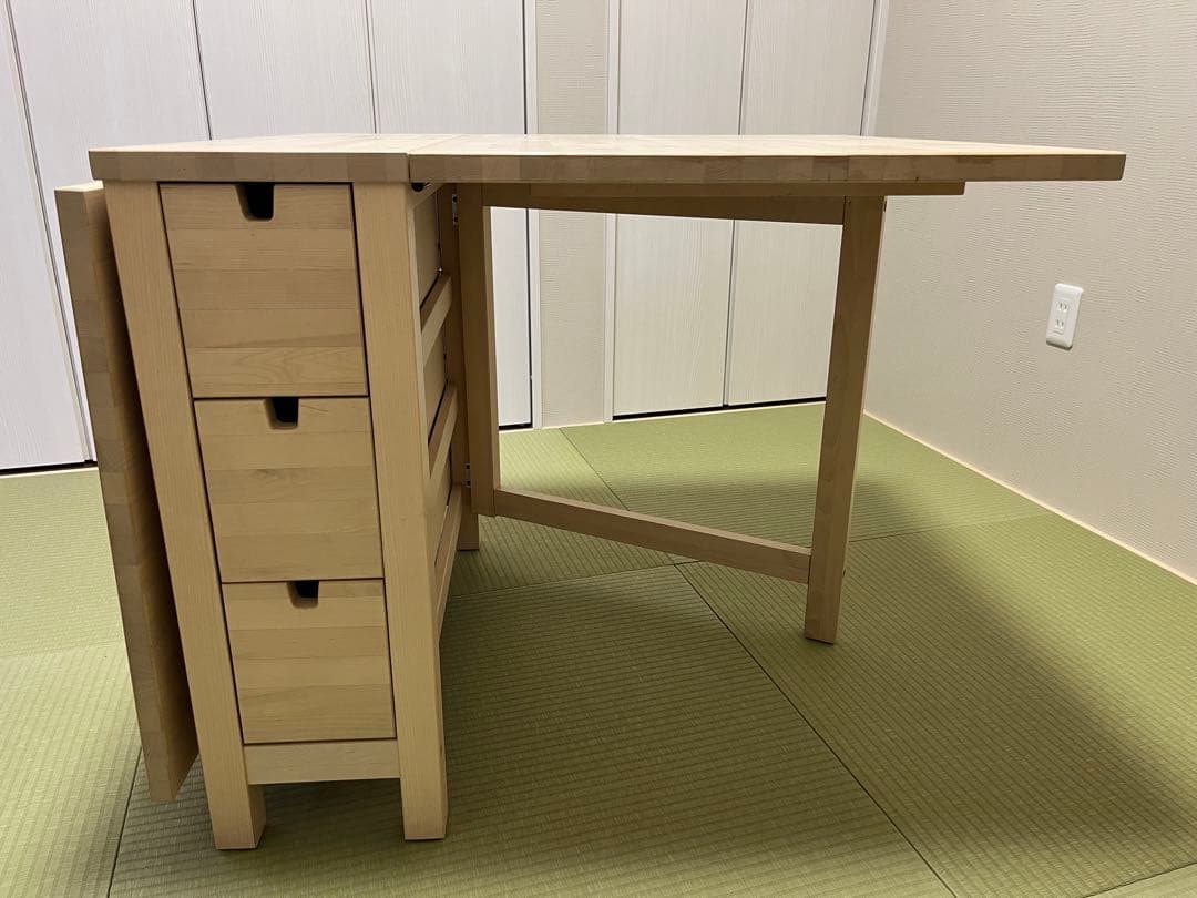 IKEA ノールデン ダイニングテーブル｜折りたたみテーブル｜状態良好