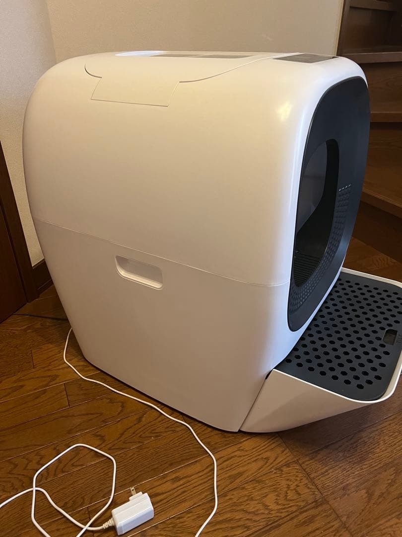 自動猫用トイレ LALA ららほーむ　ララホーム　ホワイト　コンパクト