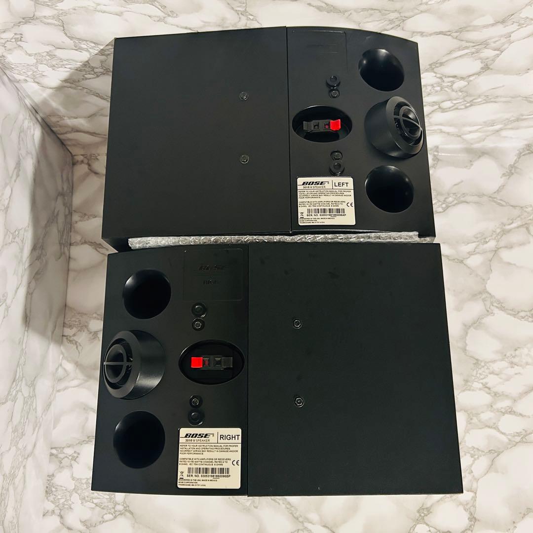 【取付部品付属】Bose ブックシェルフスピーカー　301V ブラック