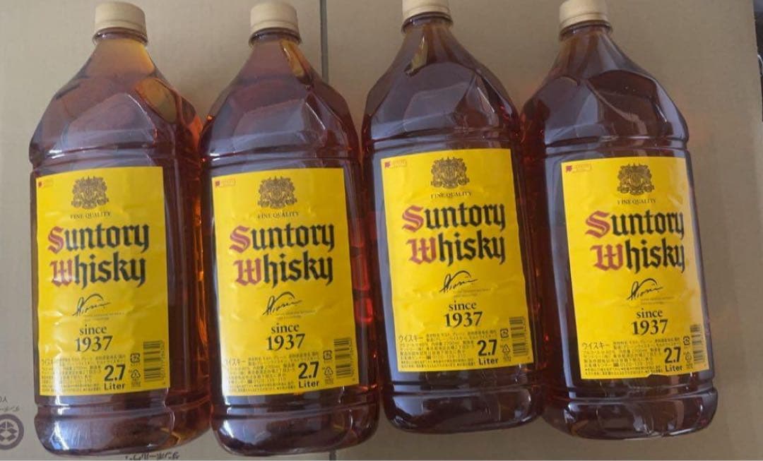 サントリーウイスキー 角2.7L 4本セット