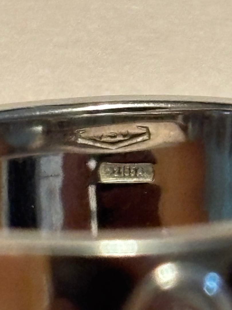 トトロ　BIBIGI ホワイトゴールド 18金WG アクアマリン ダイヤ