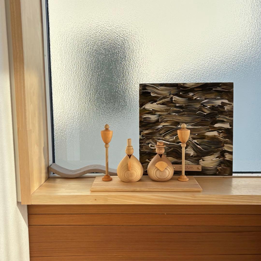 【新品/正規品】2025年度lemi toys木製雛人形　コンパクト　おひなさま