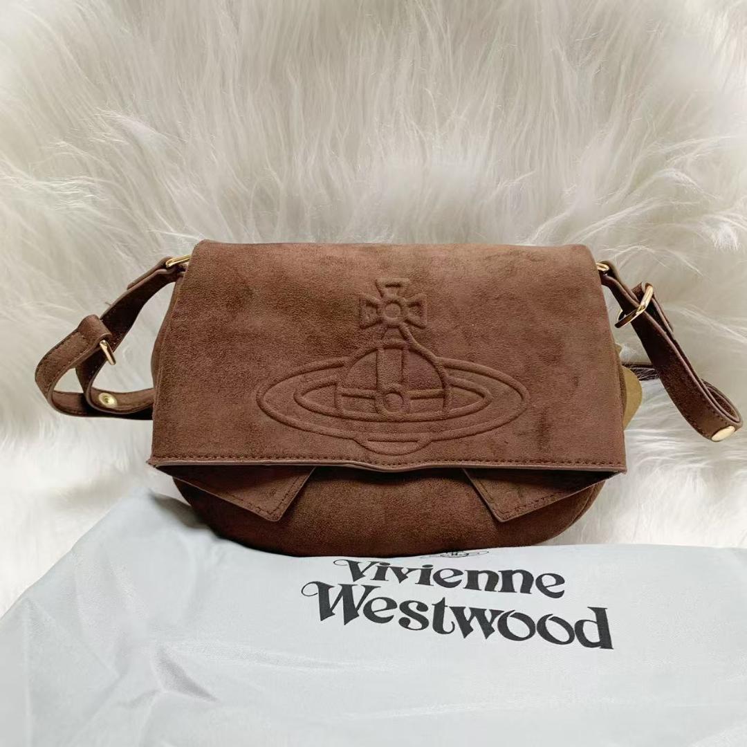 ✨美品 VivienneWestwoodショルダーバッグ スエード ブラウン✨