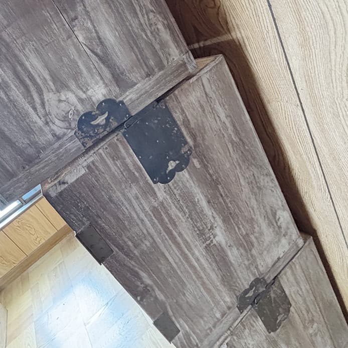 桐箪笥　桐の箪笥　箪笥　桐　三段重ね　鍵付き　昭和レトロ　大正ロマン　骨董品