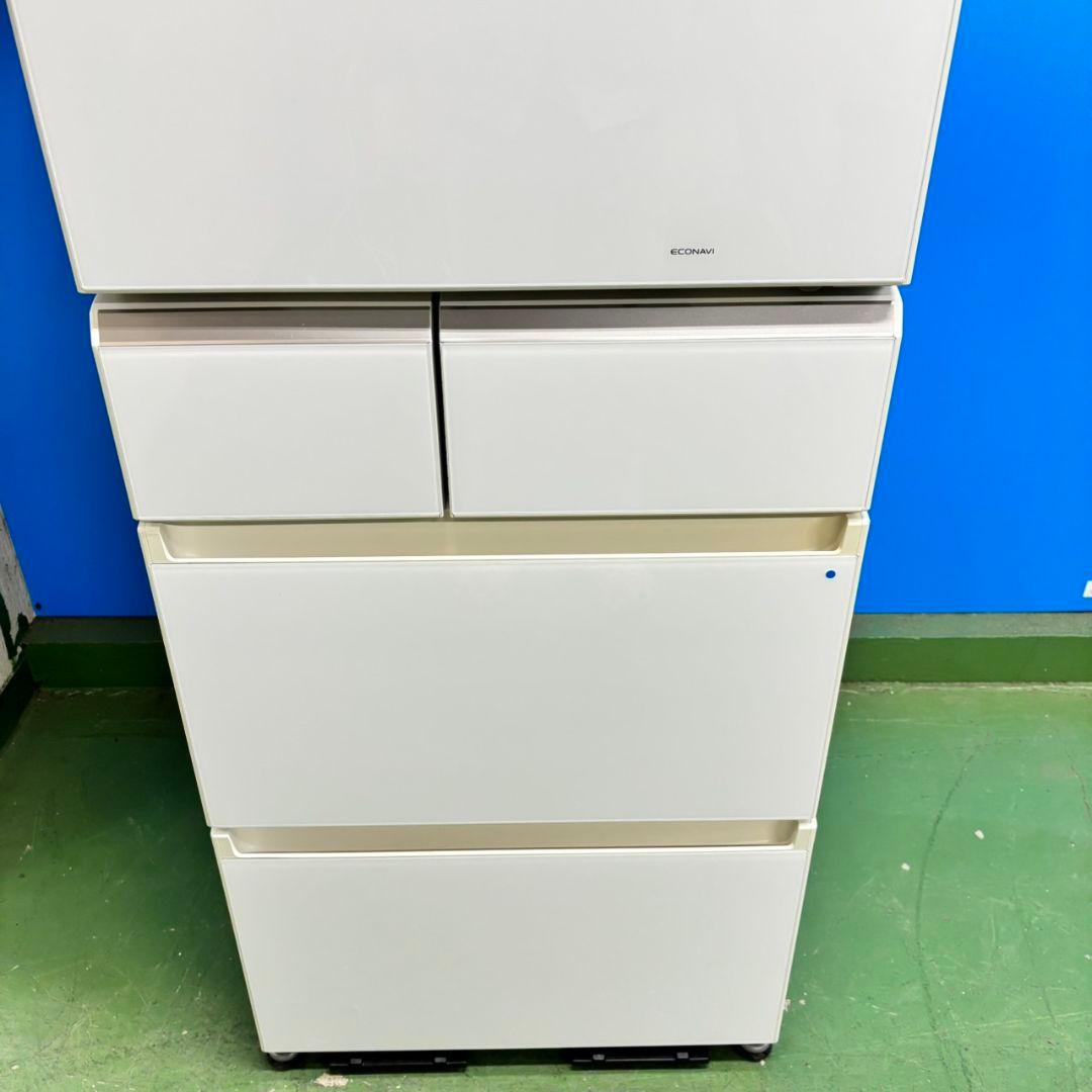 538 パナソニック　大型冷蔵庫　400L強　小型　家庭用　自動製氷　右開き