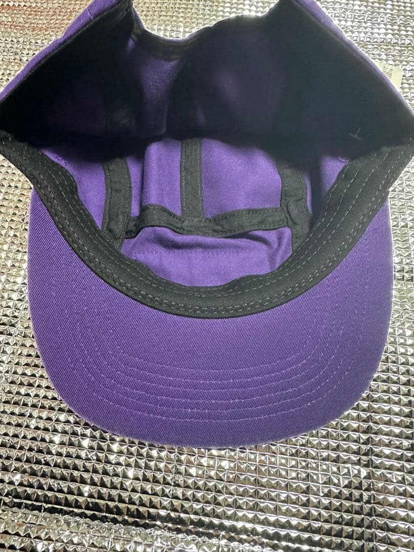 supreme washed chino twill camp cap 紫