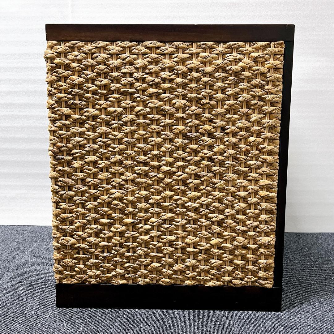 【良品✨送料込】アジアン家具 ウォーターヒヤシンス サイドテーブル