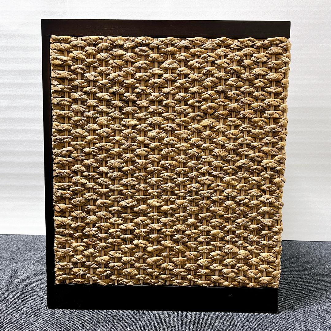 【良品✨送料込】アジアン家具 ウォーターヒヤシンス サイドテーブル