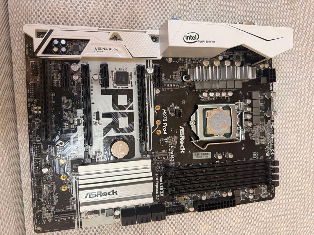 マザーボード ASRock H270 Pro4 + intel core i7 7700