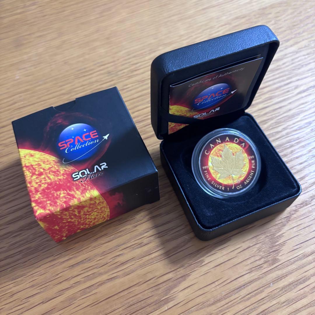 【メイプル銀貨】 スペースコレクション ソーラーフレア2015