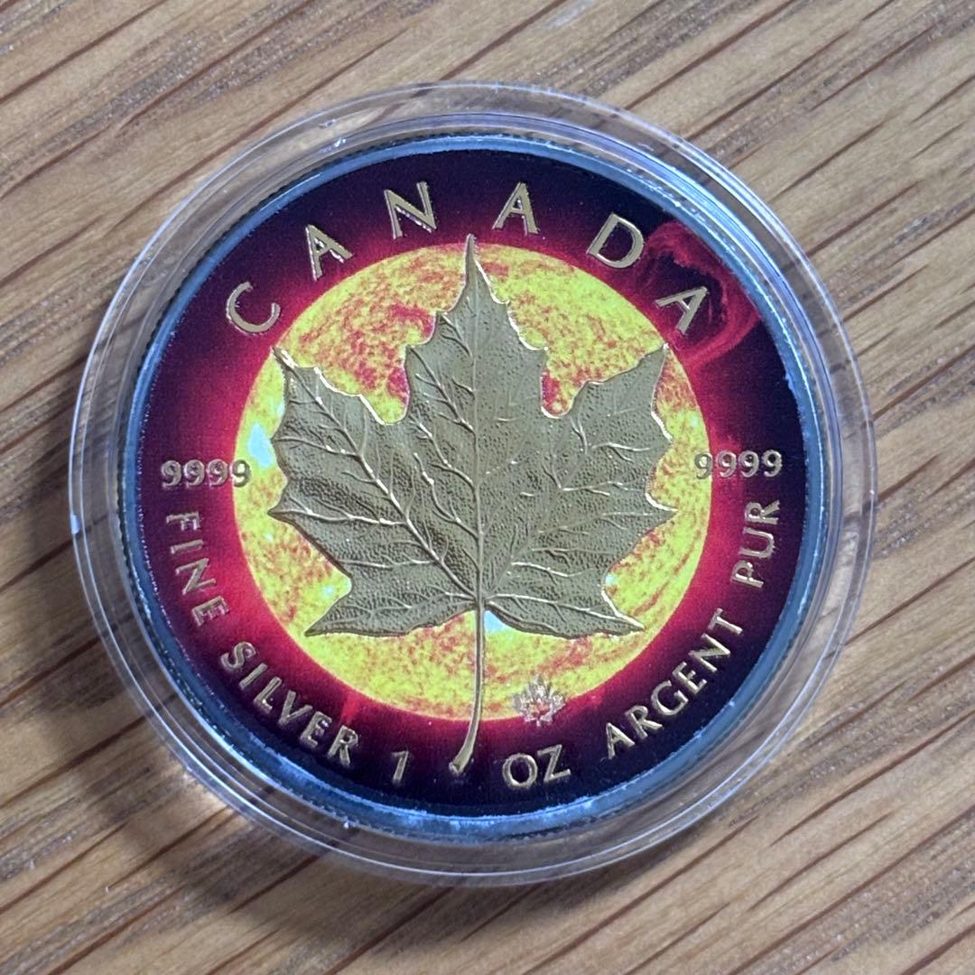 【メイプル銀貨】 スペースコレクション ソーラーフレア2015