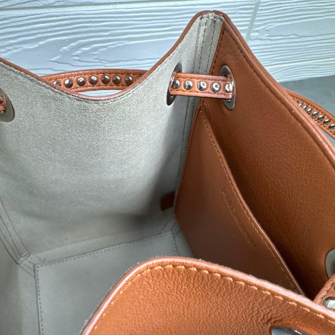 j&m davidson　2×4 　バケットバッグ　ショルダーバッグ　キャメル