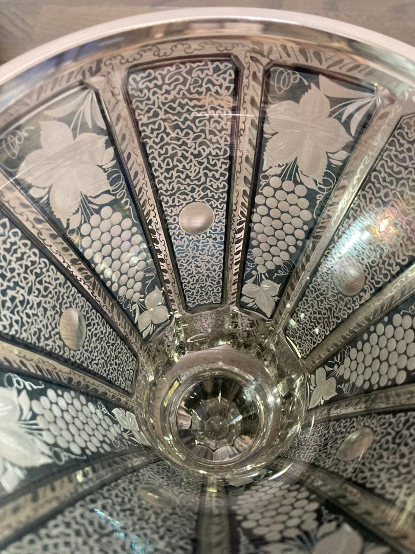 ボヘミアングラス　エーゲルマンモドレー　花瓶