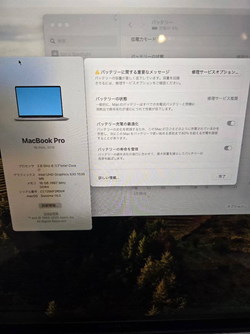 Apple MacBook Pro スペースグレー　15インチ　MVVJ2J/A
