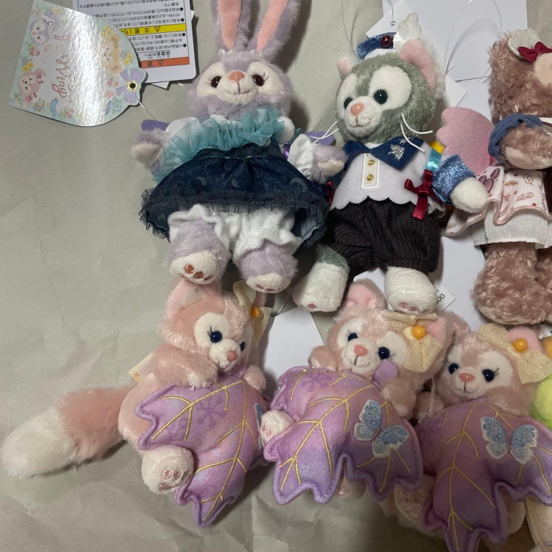 ディズニー　ウィッシングウィングス　ぬいぐるみバッジ　チャーム　セット