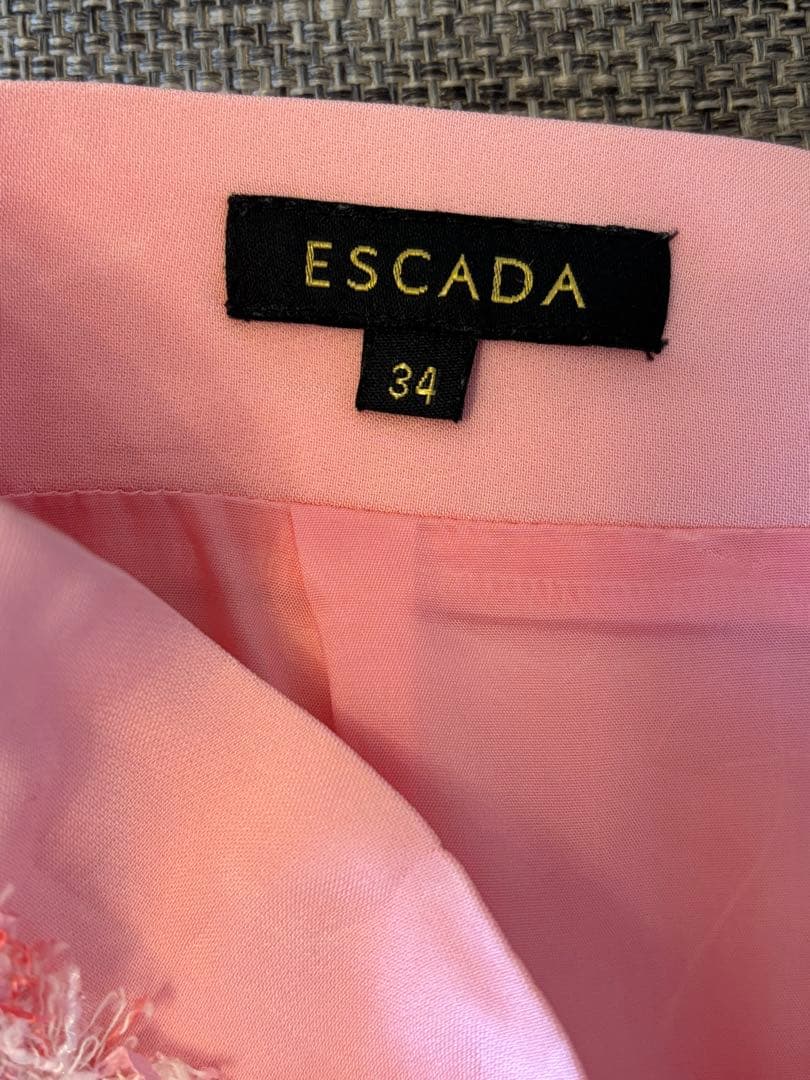 ま*り様 【美品】【ESCADA 】ツィードスカート　膝丈　Ｍ