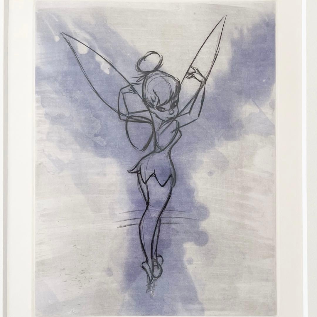 【希少】マーク・デイヴィス ティンカーベル 絵画 アクアチント