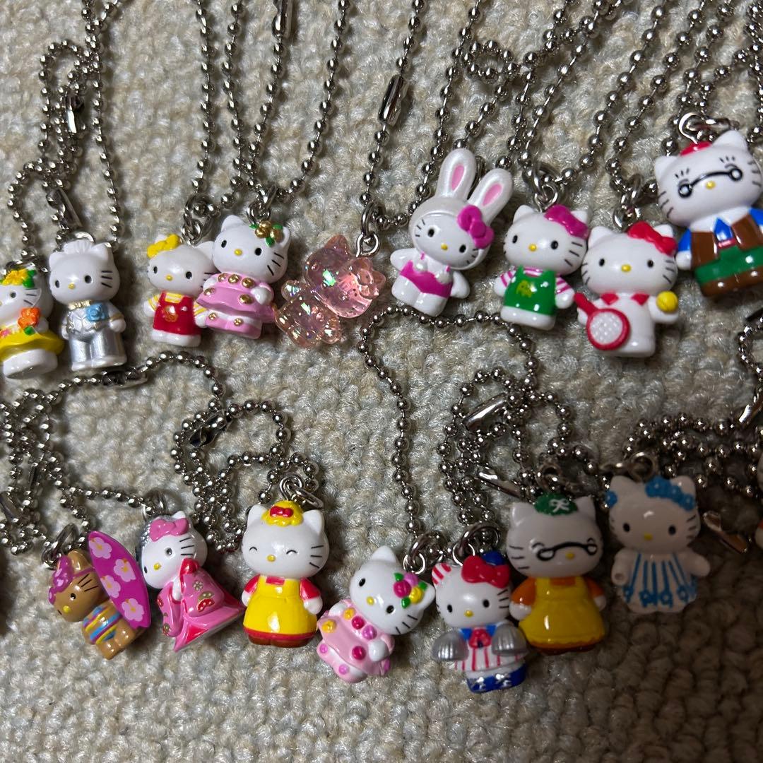 ハローキティキーホルダーボール20チェーン付き個キャラクターマスコットレア！希少