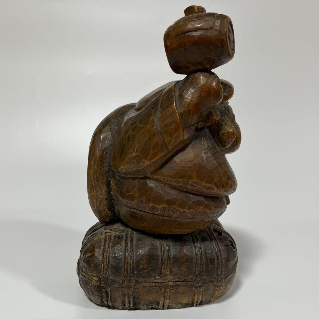 大国様　欅製　木彫り