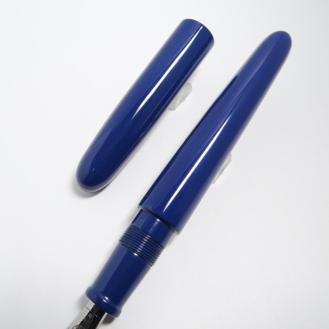 【生産中止品・美品】中屋万年筆 シガーポータブル 桔梗 細字F NAKAYA