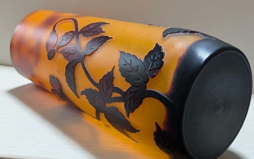 【エミールガレ】 花のガラス製花瓶