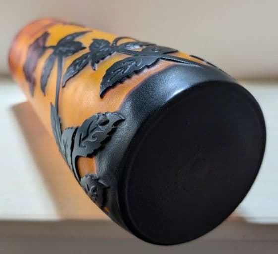 【エミールガレ】 花のガラス製花瓶