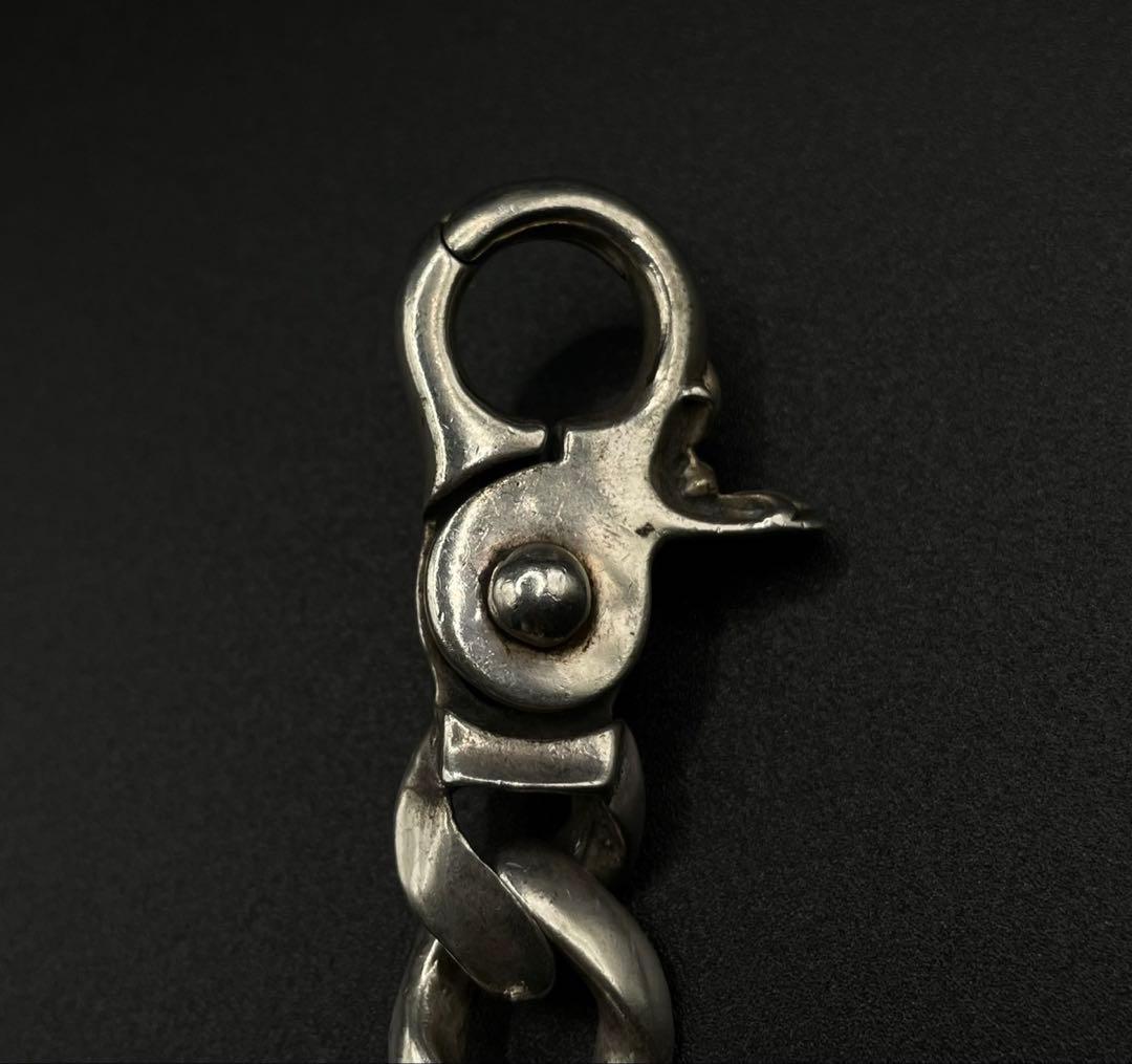 ダガー IDブレスレット ファンシーチェーン クリップブレスレット 925