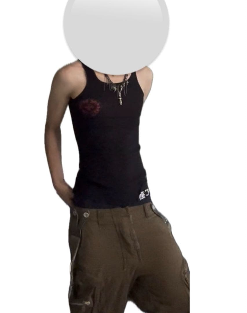 00s archive “Chrome Hearts” リブタンクトップ