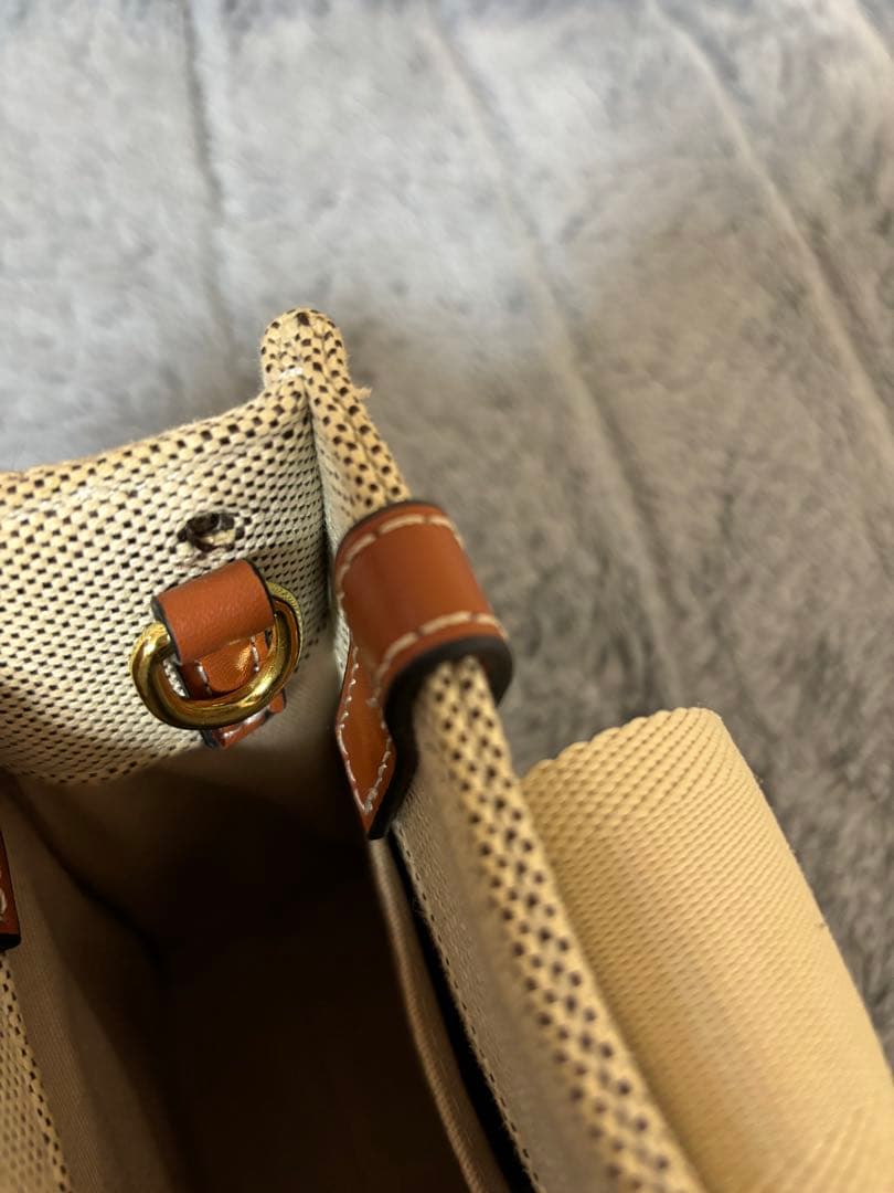 Chloé ストライプトートバッグ