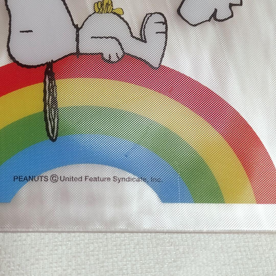 激レア　希少　スヌーピー　クリアケース　収納　レトロ　虹