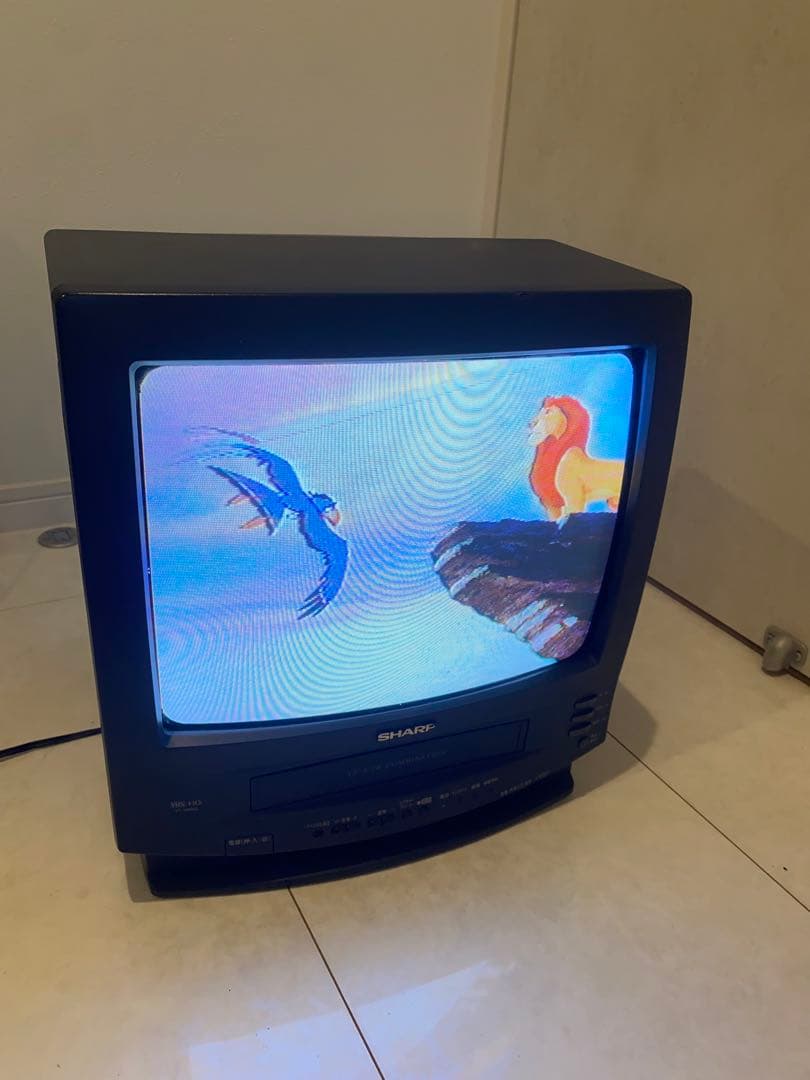 【動作品 】SHARP VT-14M40 カラーテレビ テレビデオ