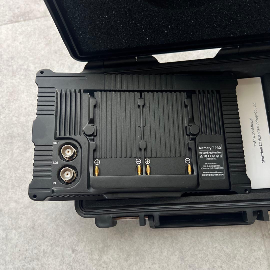 Shimbol Memory 7 pro レコーディング フィールドモニター