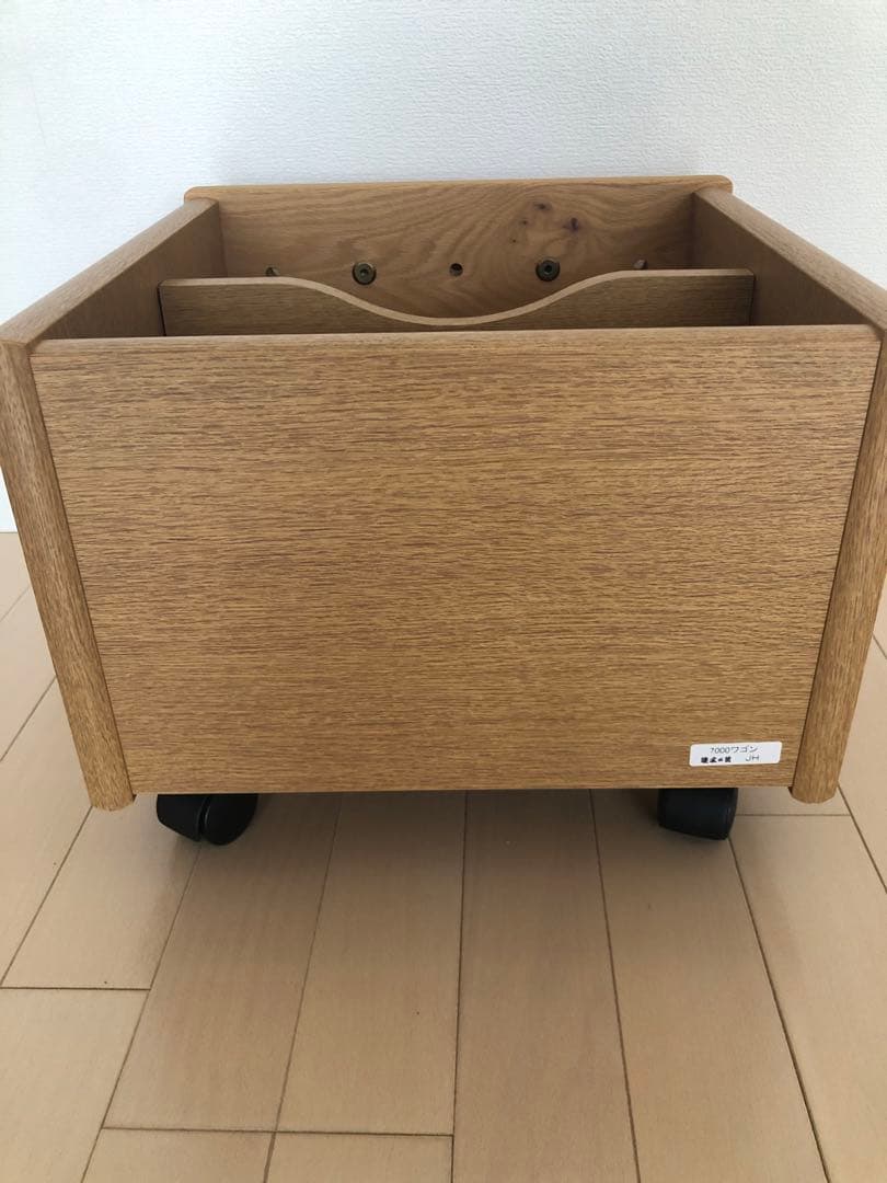【美品・希少】浜本工芸　縦横変形ラック　キャスター付き収納ボックスマガジンラック